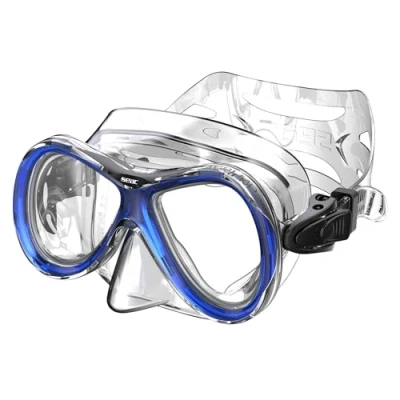 Abbildung von Seac Capri SLT, Schnorchelmaske mit Maskenkörper aus hypoallergenem Siltra und Maskenschnallen 2 Knöpfen, Große