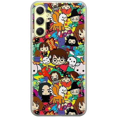 Abbildung von ERT GROUP Handyhülle für Samsung A34 5G Original und offiziell Lizenziertes Harry Potter Muster 247 optimal an die Form des Handy angepasst, hülle aus TPU
