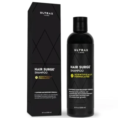 Abbildung von Ultrax Labs Hair Surge Koffein Haarausfall Haarwachstum Stimulierendes Shampoo