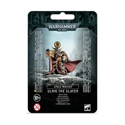 Abbildung von Games Workshop 53 17 Warhammer 40.000 Space Wolves Ulrik The Slayer, Schwarz
