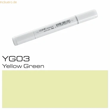 Abbildung von 3 x Copic Pinselmarker Sketch YG03