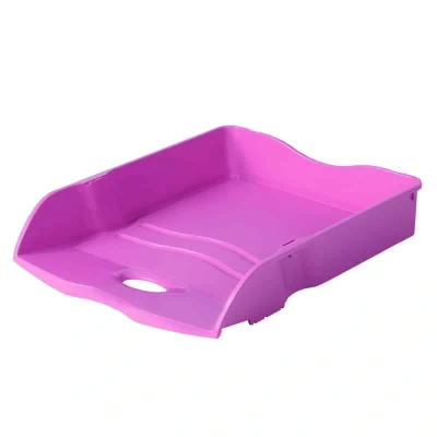 Abbildung von HAN Briefablage Re LOOP, 1 Stück, 100% recycled, Dokumentenablage, Briefkorb, Briefhalter, Papierablage, bis Format DIN A4/C4 Unterlagen, 10298 956, rosa
