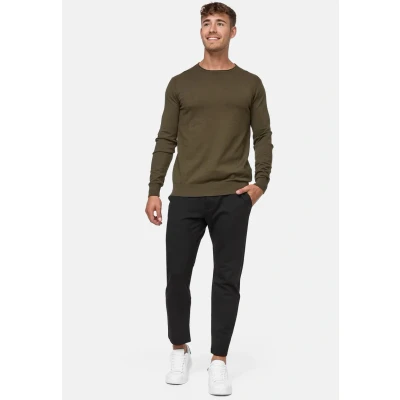 Abbildung von Indicode Jeans Gamal Strickpullover, Herren, Größe: Small, Army