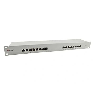 Abbildung von Equip 326317 16 Port CAT.6 GESCHIRMTES PATCHPANEL, HELLGRAU