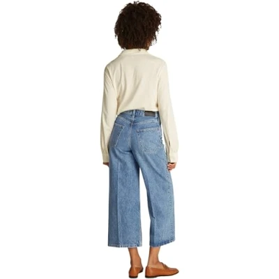 Abbildung von Tommy Hilfiger Damen Jeans Hose Wide Leg High Waist, Blau (Ali), 30W/32L
