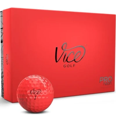 Abbildung von Vice Golf Pro Golfbälle, Rot (ein Dutzend)