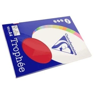Abbildung von Clairefontaine Kopierpapier Trophee A4 80g/qm VE=100 Blatt kirschrot