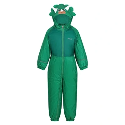 Abbildung von Regatta Unisex Baby Mudplay III Schneeanzug, Jelly Bean Dinosaur, 12 Months