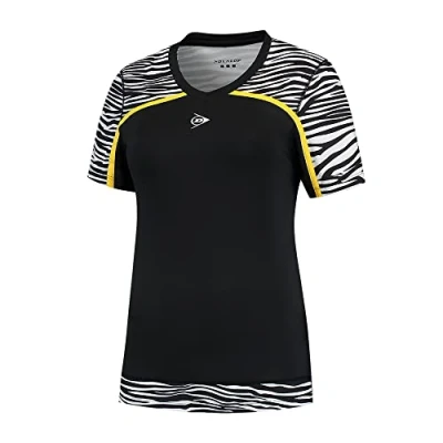 Abbildung von Dunlop Damen Sport Tennis T Shirt Performance Line, Game Tee 2, Schwarz