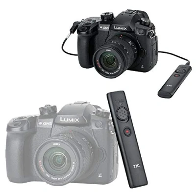 Abbildung von JJC Fernauslöser passend für Pana. GH7 GH5 GH5S GH4 GH3 G7 G9 FZ1000 II und FZ300 S1 S1R S5 G99 G95 Kamera ersetzt DMW RSL1 RS2 Remote