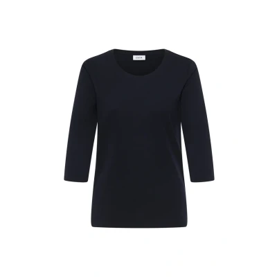 Abbildung von Cecil Langarmshirt, Damen, Größe: Small, Blau