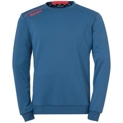 Abbildung von Kempa Langarmshirt Player Training Sweatshirt, Größe: 3XL, Ice grau fluo rot
