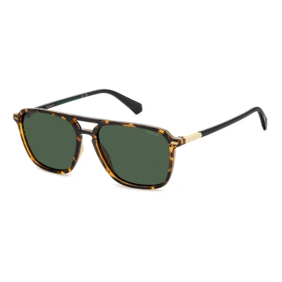 Abbildung von Polaroid Herren PLD 4182/S/X 086/UC Gläser SONNENBRILLEN Polycarbonat Havanna Grün Quadratisch Polarisiert