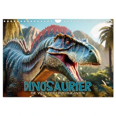 Abbildung von Dinosaurier die Welt der Urzeitgiganten (Wandkalender 2025 DIN A4 quer), CALVENDO Monatskalender