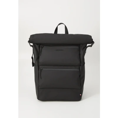 Abbildung von Tommy Hilfiger Rolltop Backpack Tagesrucksack, Herren, Größe: One Size, Black
