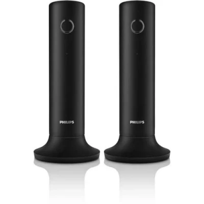 Abbildung von Philips 4000 Series Wireless landline Telephone M4502B/34 Black 1.6&#039;&#039; Design, bunt