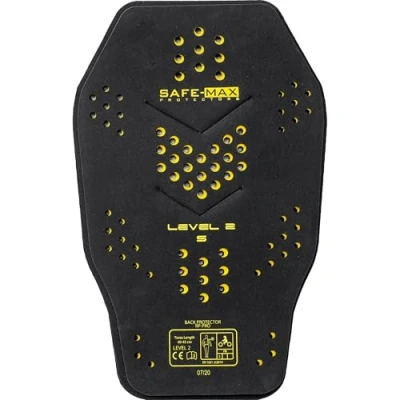 Abbildung von Safe Max Rückenprotektor RP Pro Comfort 8.0 schwarz/gelb AKTION M