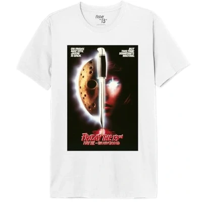 Abbildung von FRIDAY THE 13TH Herren Mefridmts050 T Shirt, weiß, L