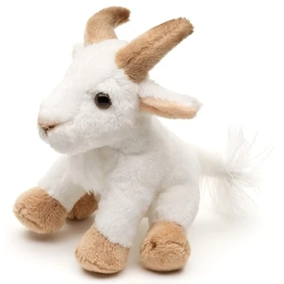 Abbildung von Uni Toys Bergziege 14 cm (Länge) Plüsch Ziege Plüschtier, Kuscheltier HZ015122