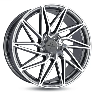 Abbildung von KESKIN 5 loch 19Zoll 112mm Alufelge KT20 Future palladium Front poliert KT208519511230PFP Felge