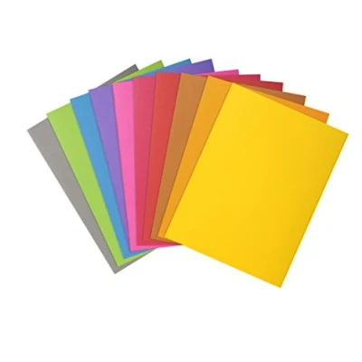 Abbildung von Exacompta 210500E 50er Pack Aktendeckel ROCKS aus extra starkem Karton für DIN A4 farbig sortiert Hefter ideal das Büro und Schule die mobile Organisation