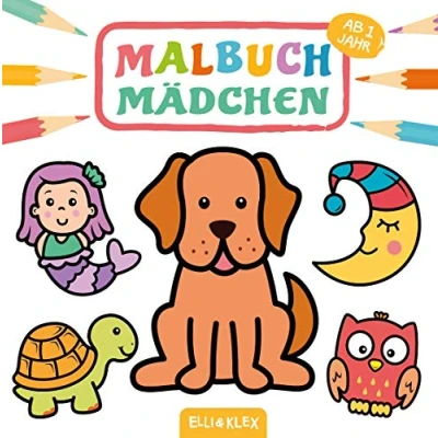 Abbildung von Malbuch ab 1 Jahr Mädchen: Erstes Ausmalen und Kritzeln für Kleinkinder