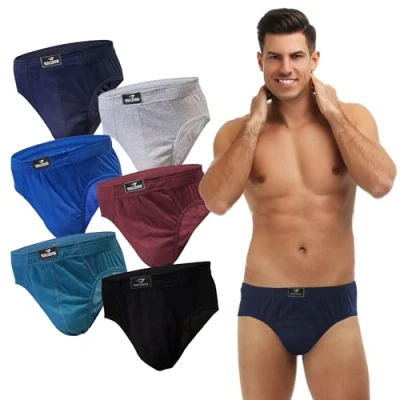 Abbildung von 6 12 Slips Herren Unterhosen Männer Slip Unterwäsche (6 stück, XXL)