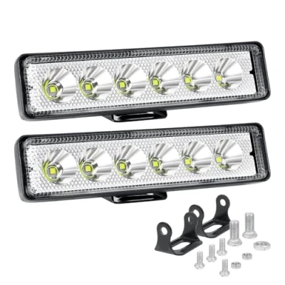 Abbildung von Willpower 2PCS Mini LED Arbeitsscheinwerfer Bar 6 Zoll 18W Scheinwerfer 12V 24V Spot Zusatzscheinwerfer Wasserdicht Light für Auto Traktor Offroad SUV UTV ATV 4x4