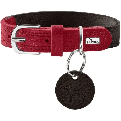 Abbildung von Halsband Karlby M (55), schwarz/rot 55 Schwarz / Rot