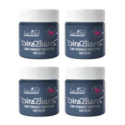 Abbildung von La Riche Directions Semipermanente Haarfarbe 100 ml Dose 4 Packung (Slate)