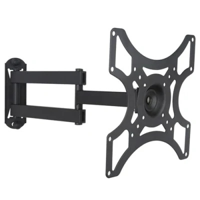 Abbildung von NEG Profi Universal TV Wandhalterung Extender 2540 (schwarz) Schwenk , neig ausziehbar und drehbar (Pivot Funktion), Full Motion (bis max. VESA 200x200 25kg)