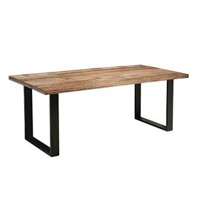 Abbildung von Design Esstisch Iron Craft 200cm Mangoholz Eisen Holztisch Massivholz Konferenztisch Industrial
