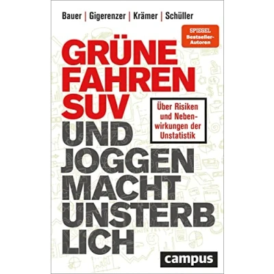 Abbildung von Grüne fahren SUV und Joggen macht unsterblich: Über Risiken Nebenwirkungen der Unstatistik