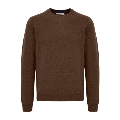 Abbildung von Casual Friday KARL CREW NECK Bounty Strickpullover, Herren, Größe: Large, Demitasse melange