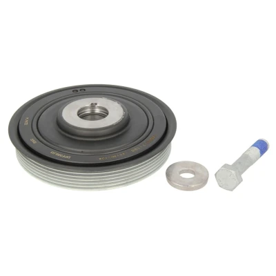 Abbildung von SNR DPF359.03K1 Kurbelwellenriemenscheibe 153 6 mit Schraube CITROËN: C8, Berlingo / First I Kastenwagen, C5 Schrägheck, PEUGEOT: 307 SW