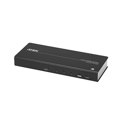 Abbildung von ATEN 4 Port True 4K HDMI Splitter, HDMI, 4x 4096 x 2160 Pixel, Schwarz, Metall, Ultra HD