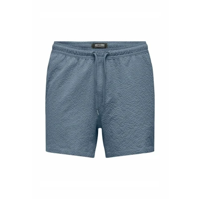 Abbildung von Only &amp; Sons Onsted Badeshorts, Herren, Größe: XXL, Flint stone