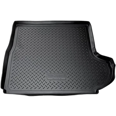 Abbildung von Recambo Gummi Kofferraumwanne Premium passend für Mitsubishi Outlander II CW 2006 2012 mit Subw passgenau Rand