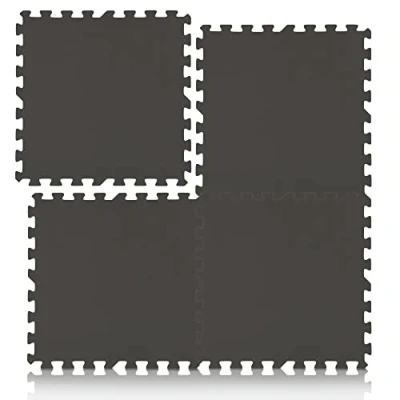 Abbildung von Pool Unterlegmatte Anthrazit 8 Stück à 50x50cm (2m²) Bodenschutzmatte für und Planschbecken schütz den Poolboden vor Beschädigungen