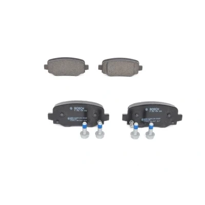 Abbildung von BOSCH 0 986 494 930 Bremsbelagsatz Low Metallic mit integriertem Verschleißwarnkontakt, akustischer Verschleißwarnung Schrauben Zubehör