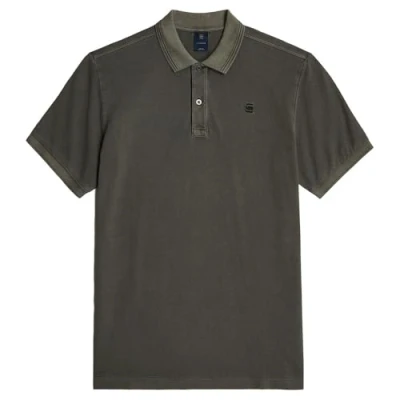 Abbildung von G STAR Dunda Overdyed Poloshirt, Herren, Größe: XXL, Asfalt gd