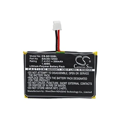 Abbildung von CS SD125SL Akku 200mAh kompatibel mit [Sportdog] HoundHunter SD 3225 SR 300 Empfänger, ProHunter 2525 Receiver, 1225 Trainer 1225E 1825