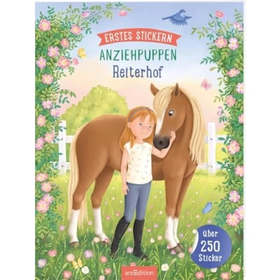 Abbildung von Erstes Stickern Anziehpuppen Reiterhof: Über 250 Sticker Stickerheft für Kinder ab 3 Jahren