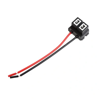 Abbildung von Auto Scheinwerfer Adapter H7 Halogenlampe Keramik Steckdose Steckverbinder mit Kabelbaum Glühlampe Sockel Stecker Splitter