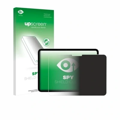 Abbildung von upscreen Anti Spy Blickschutzfolie für Apple iPad Pro 11&quot; WiFi 2024 (im Querformat) Privacy Displayschutz Folie [Sichtschutz, Blaulichtfilter]