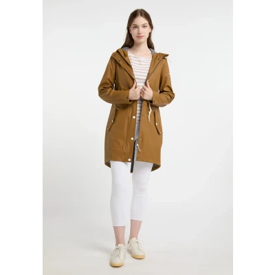 Abbildung von DREIMASTER maritim Damen Regenmantel XXL / Dunkler Sand 100% Polyester