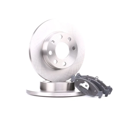 Abbildung von RIDEX 3405B0080 Bremsscheiben und beläge Vorderachse voll exkl. Verschleißwarnkontakt OPEL: Astra F Caravan, Vectra A Limousine, Corsa B Schrägheck