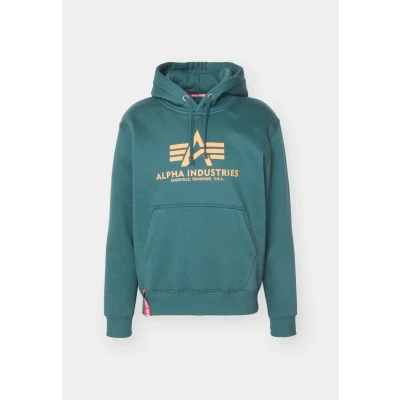 Abbildung von Alpha Industries Basic Hoody Sweatshirt, Herren, Größe: XXL, Force green