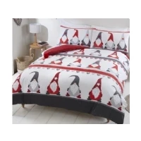Abbildung von Rapport Single Festive Gonks Bettbezug Set, Polybaumwolle, Multi, King Size