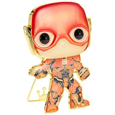 Abbildung von Loungefly Funko POP! Enamel Pin: The Flash Justice League 2017 Emaille Nadeln Niedliche Brosche Zum Sammeln Für Rucksäcke &amp; Taschen Geschenkidee Offizielle Handelswaren Movies Fans